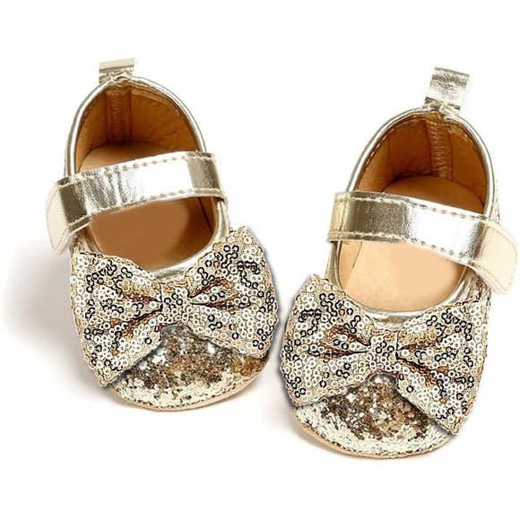 NWT Beautiful Sparkling Sequin Bow Baby Dress Christmas Flower Girl Page… - Picture 3 of 16